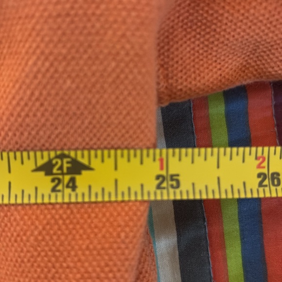 Sale Orvis  long sleeve three-quarter button size XL orange fast shipping - Picture 11 of 13